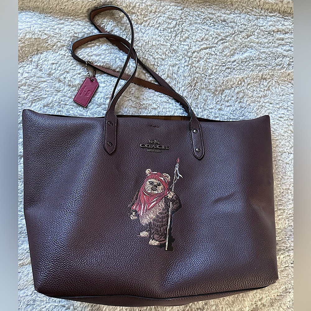 Star Wars X Coach Town Tote With Ewok